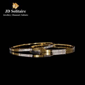Daily Wear Bangles In Yellow Gold
