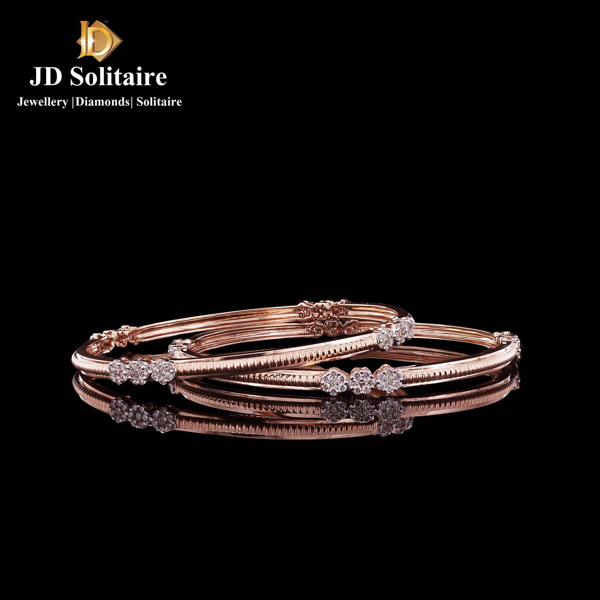 Jaguar in Rectangle Fancy Design High Quality Golden Bracelet With Dia –  Soni Fashion®