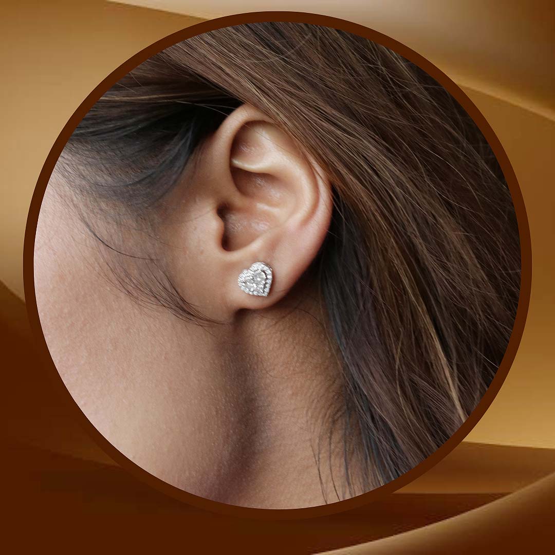 Rosa Diamond Solitaire Earrings