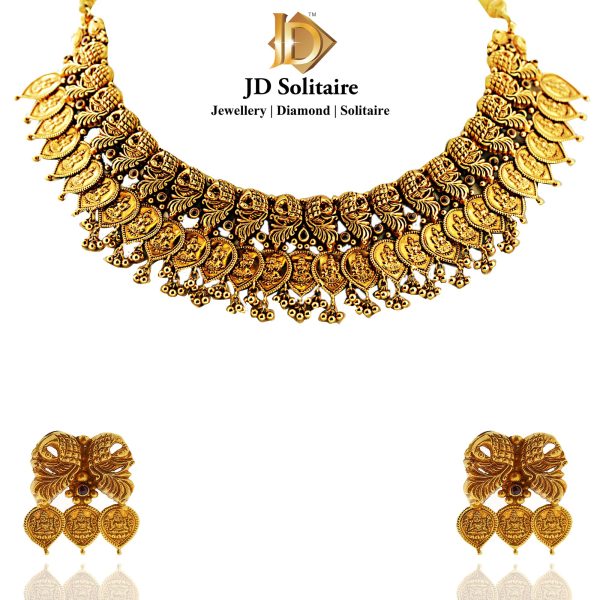 Light Weight Gold Temple Jewellery Designs