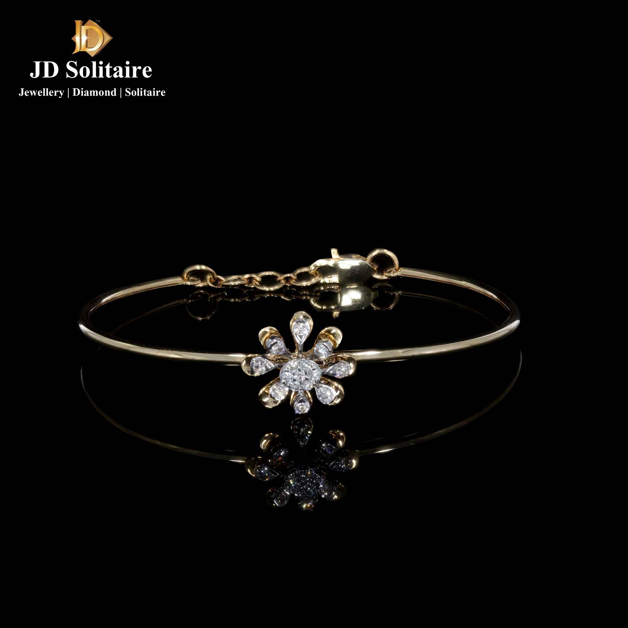 Buy Solitaire Bangles Online in India | Solitaire Bangles Designs @ Best  Price | Candere by Kalyan Jewellers