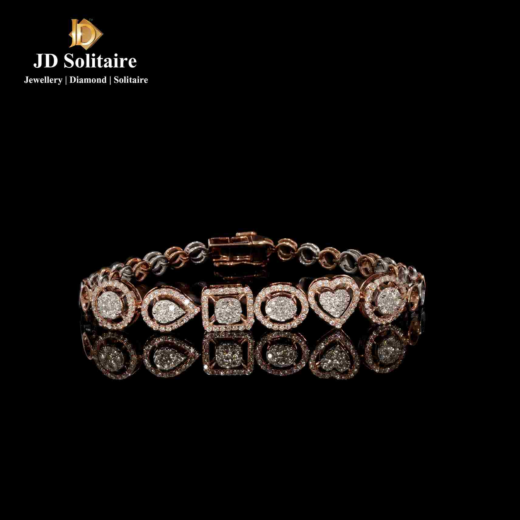 Diamond Bracelets for Women in 18K Gold -VVS Clarity E-F Color -Indian Diamond  Jewelry -Buy Online