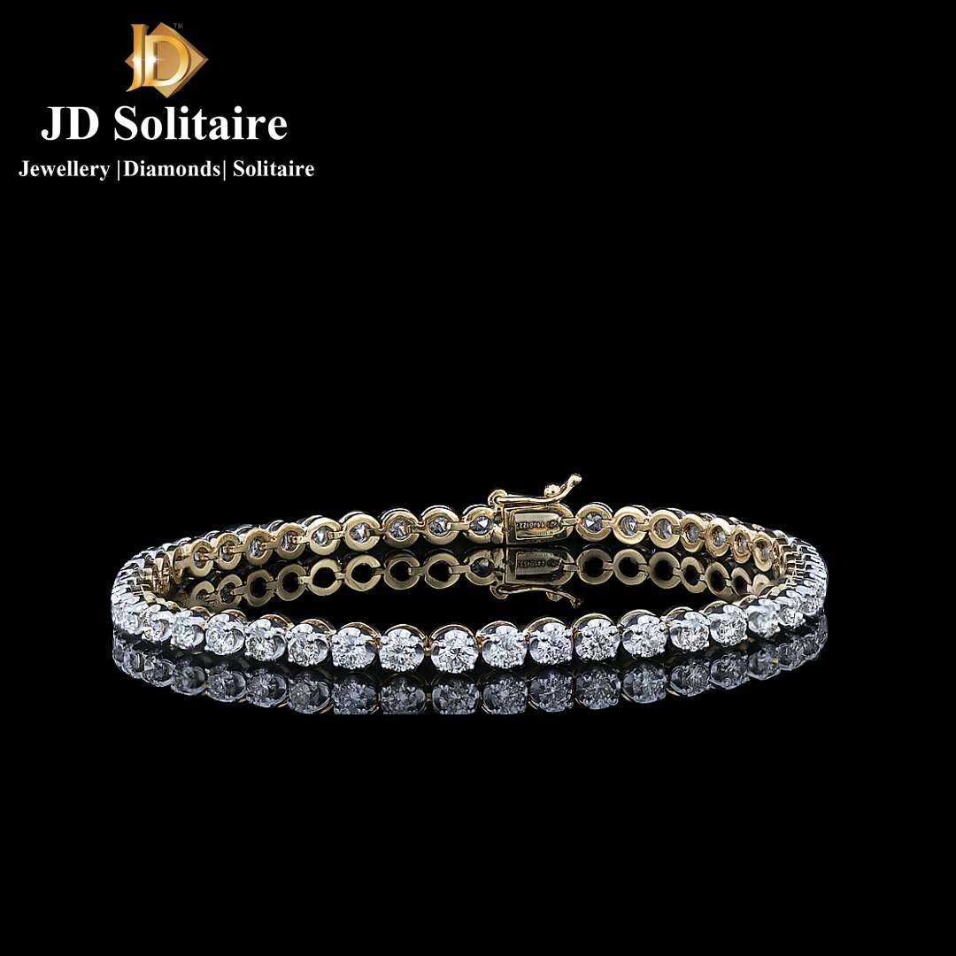 Buy quality Diamond Tennis Bracelet Jewelry by Royale Diamonds in Pune