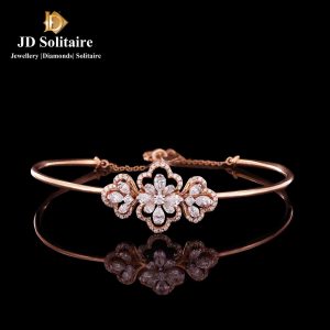 fancy pear-cut solitaire diamond bracelet