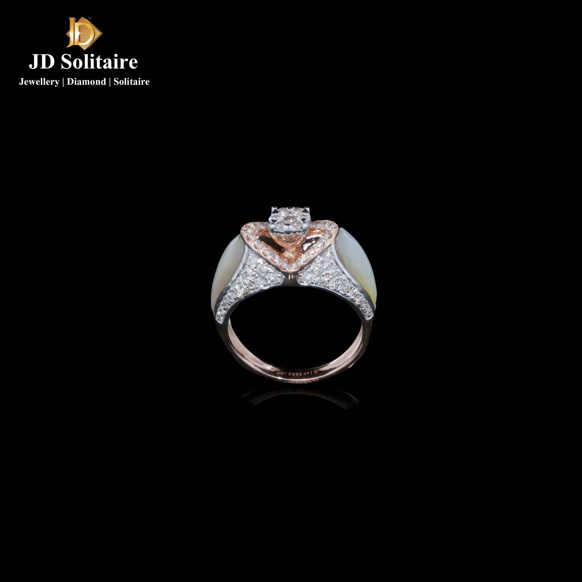 Platinum Diamond Ring for Women JL PT LR 147 – Jewelove.US