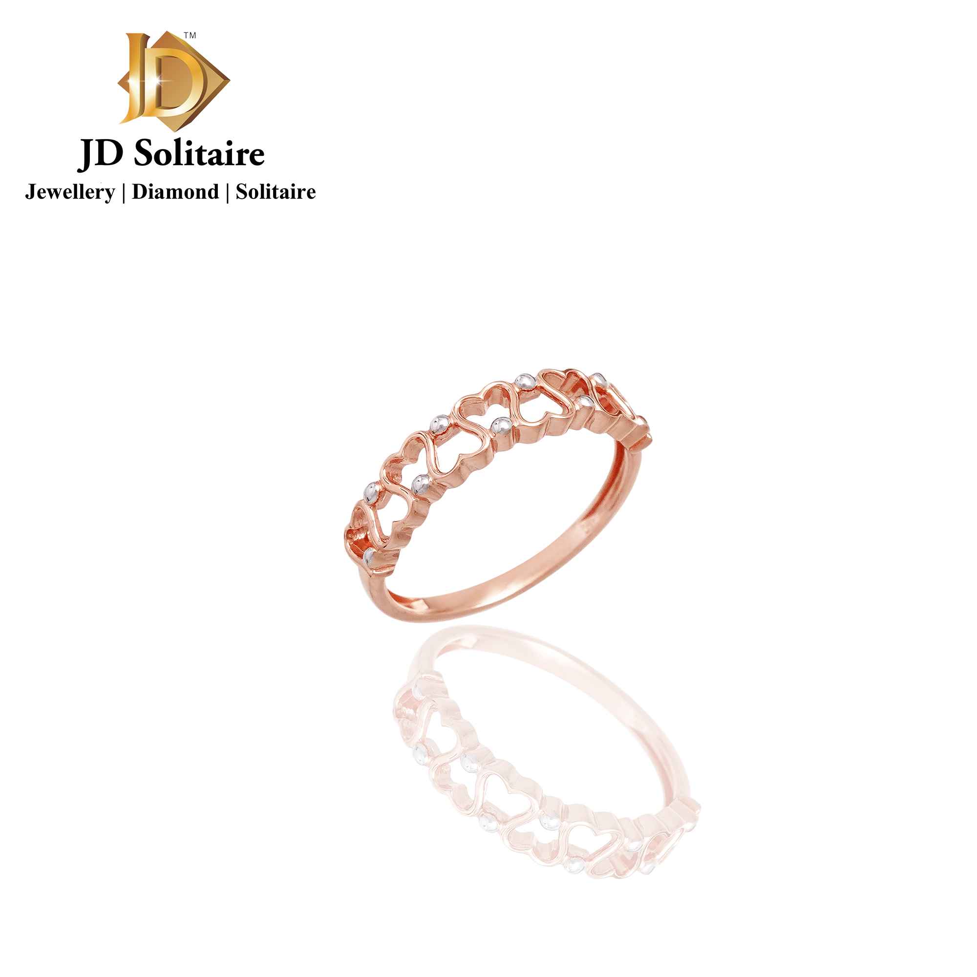 Buy 22Kt Gold Casting Fancy Ladies Light Weight Ring 97VM1253 Online from  Vaibhav Jewellers