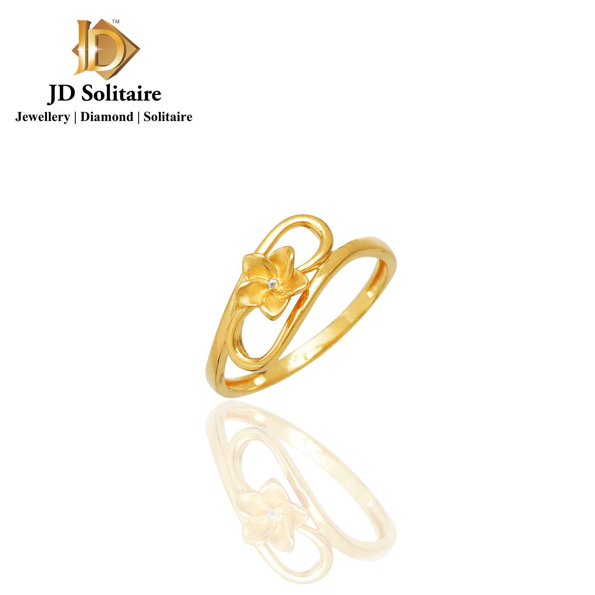 Buy CANDERE - A KALYAN JEWELLERS COMPANY 18kt Yellow Gold Ring for Women at  Amazon.in