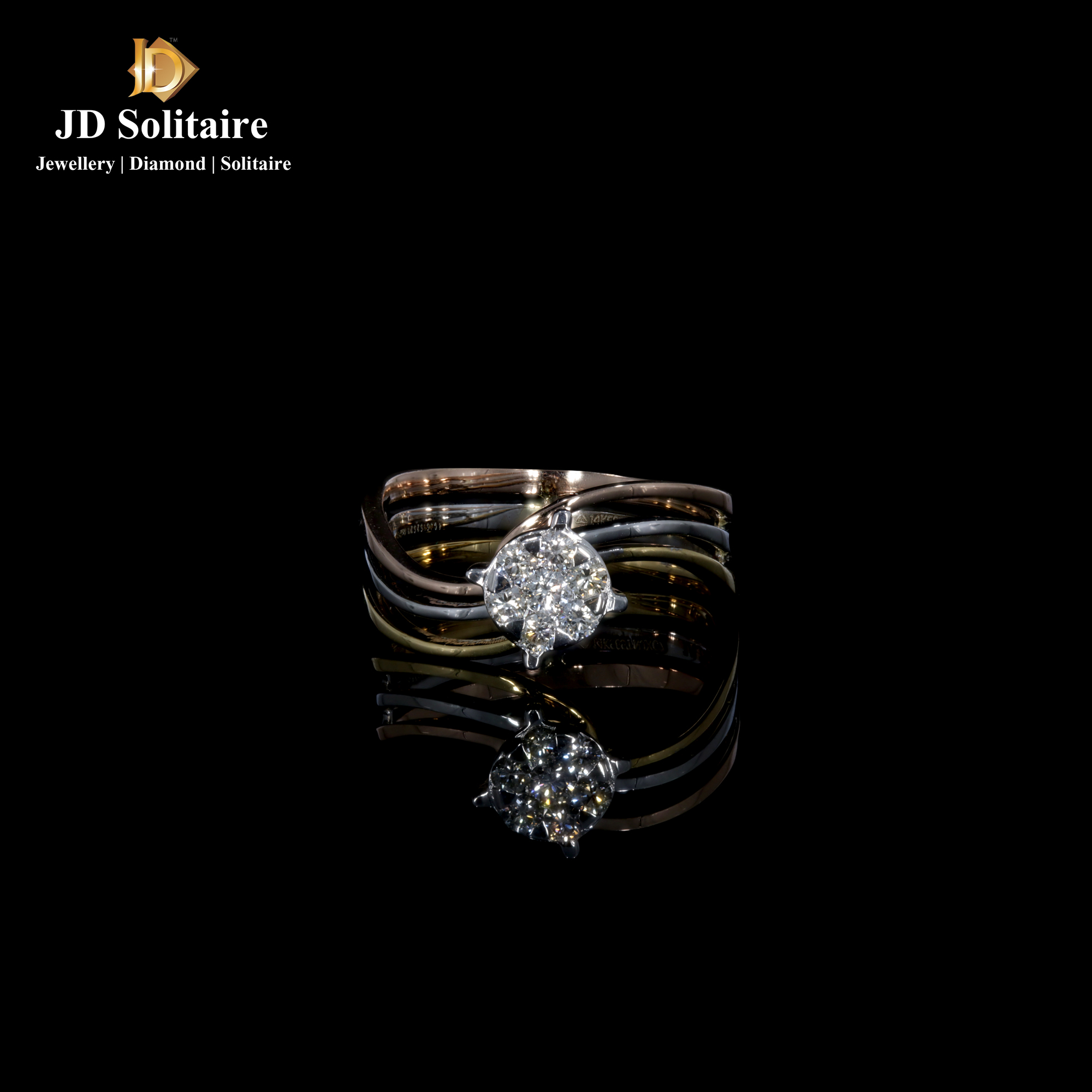 Dainty Forum Diamond Ring for Under 30K - Candere by Kalyan Jewellers