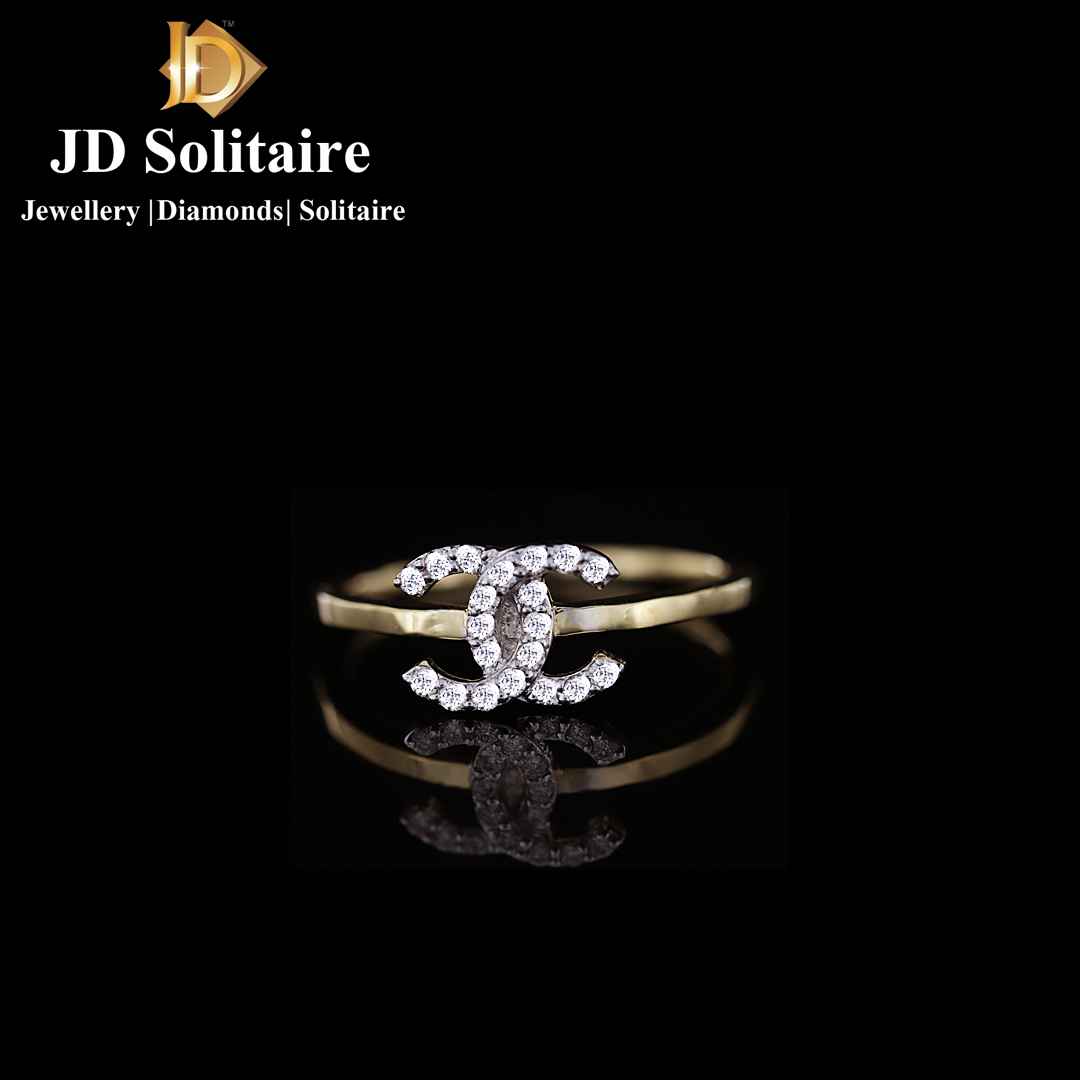 White gold tension 0.50 crt diamond Engagement ring Arlena 2|Modern|  DiamondsByMe