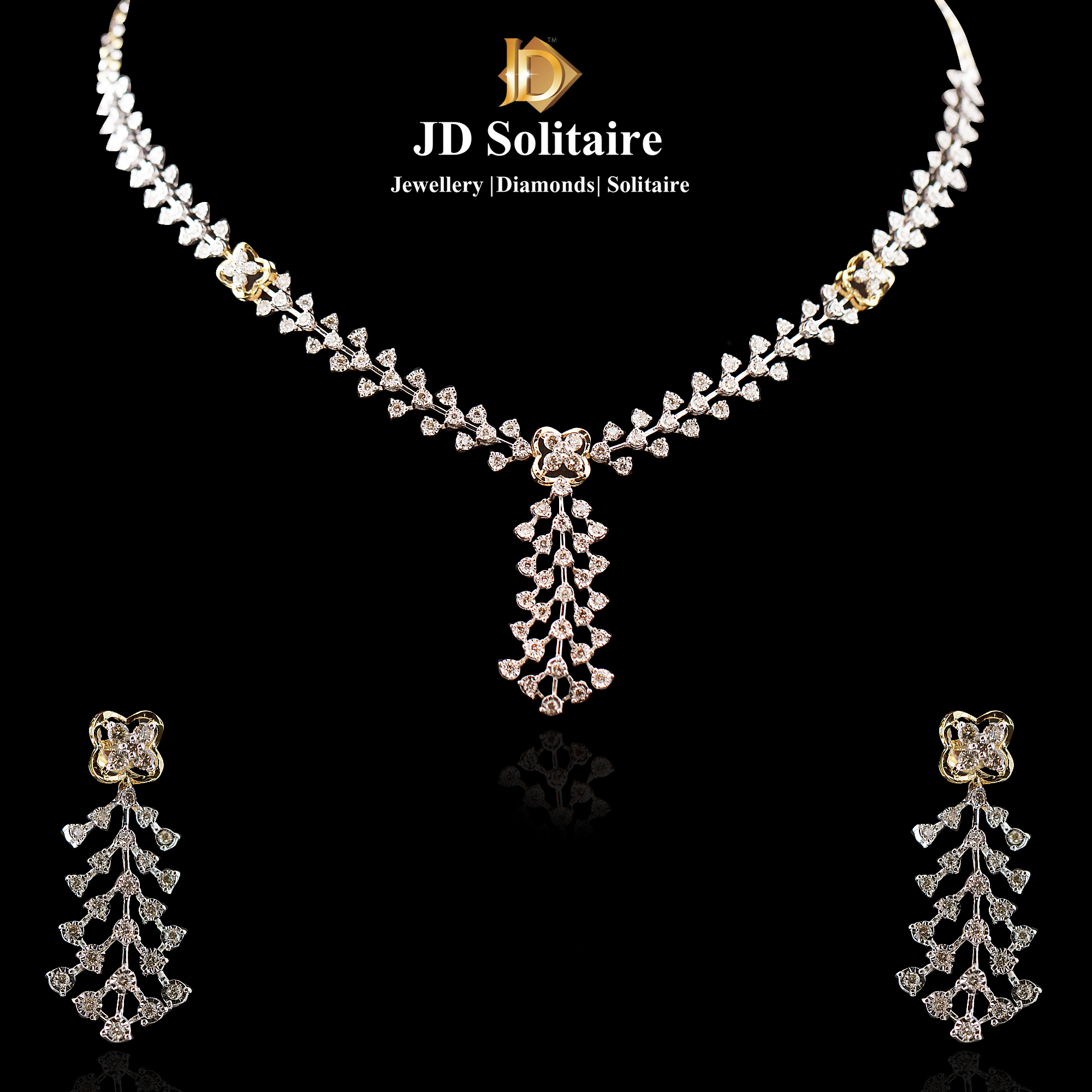 Buy 22Kt Gold Unique Design Uncut Diamond Necklace 451VG2488 Online from  Vaibhav Jewellers